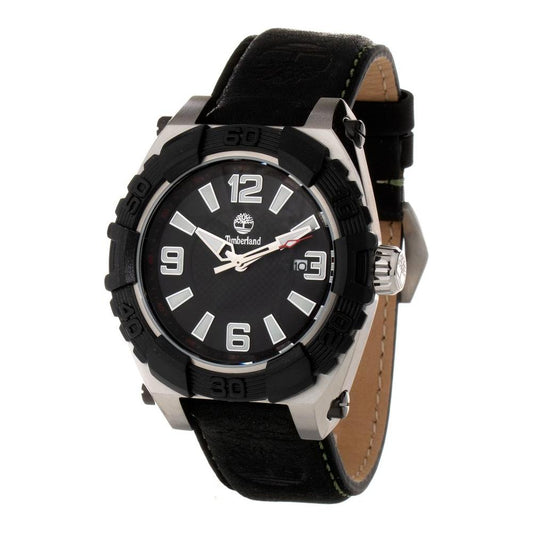 Timberland Black Leather Watch