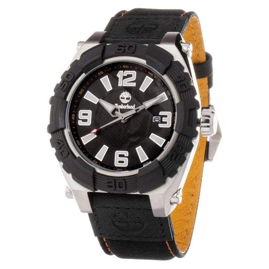 Timberland Black Leather Watch