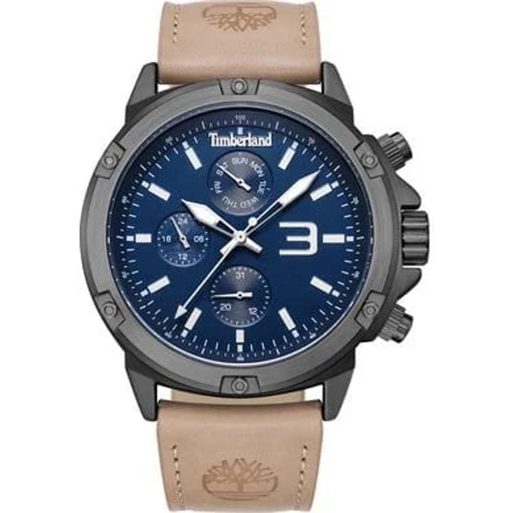 Timberland Beige Leather Watch Timberland