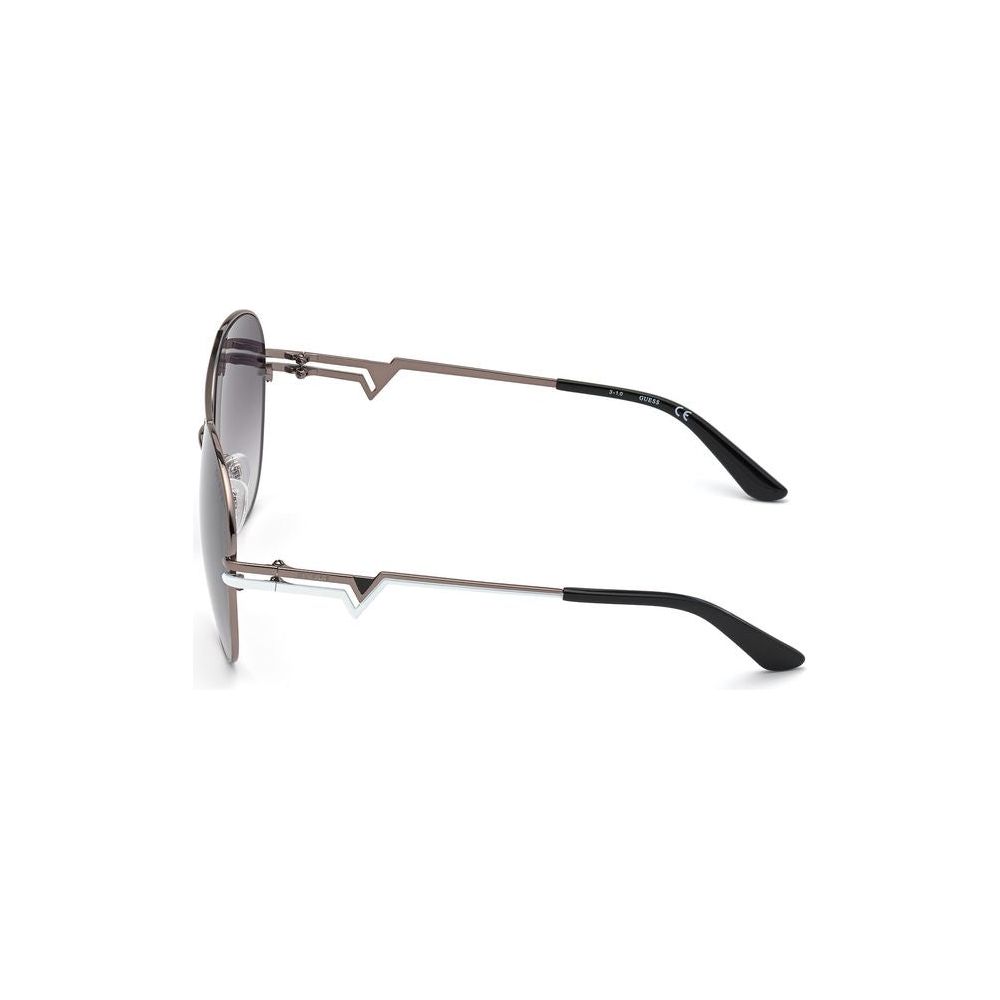 Guess Gray Metal Sunglasses Guess