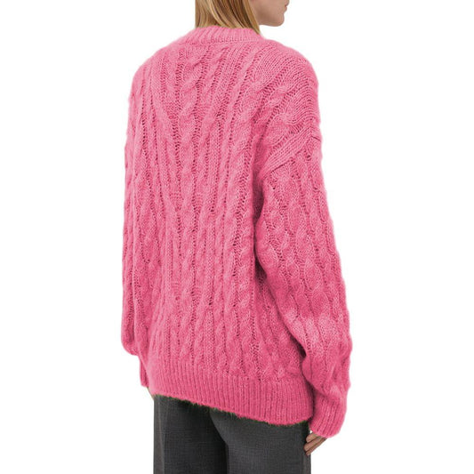 MSGM Pink Acrylic Sweater