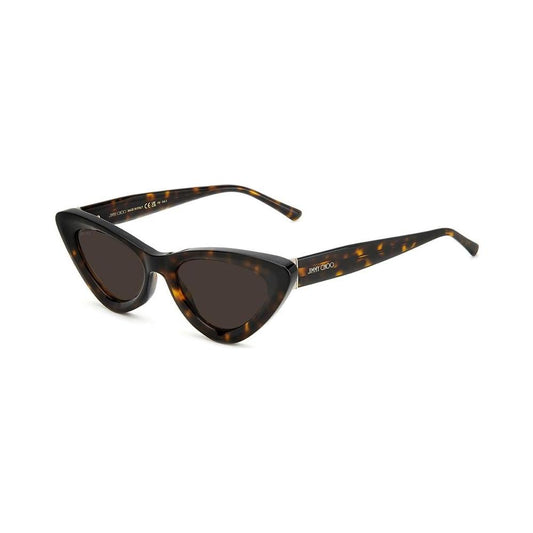 Jimmy Choo Brown Acetate Sunglasses