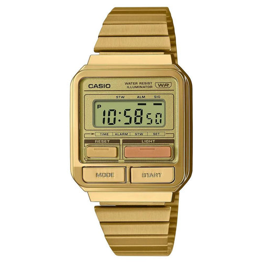 Casio Gold Steel Watch