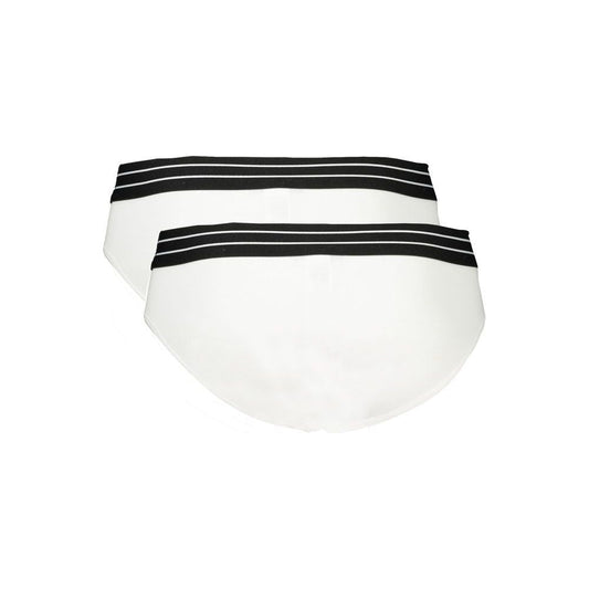 Cavalli Class White Cotton Underwear