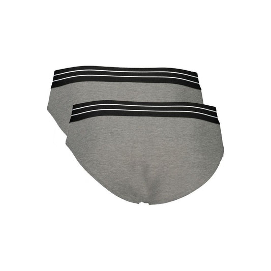 Cavalli Class Gray Cotton Underwear