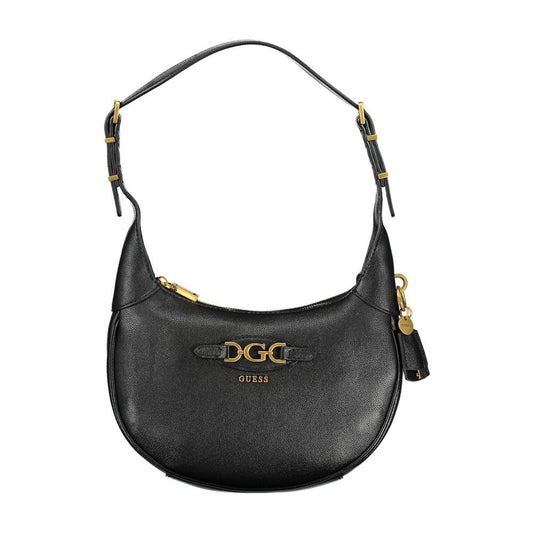 Guess Jeans Black Leather Handbag