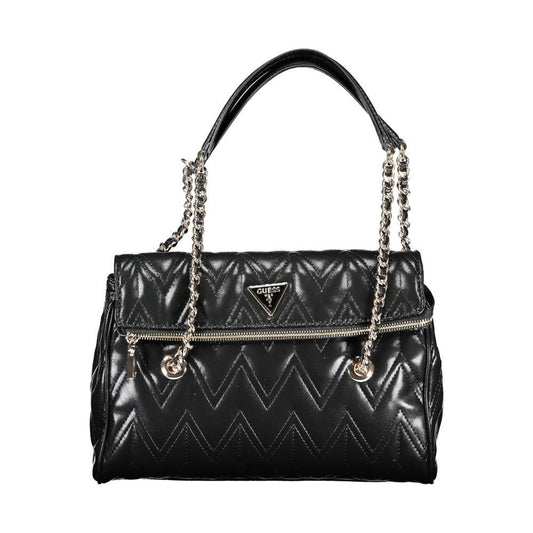 Guess Jeans Black Polyethylene Handbag