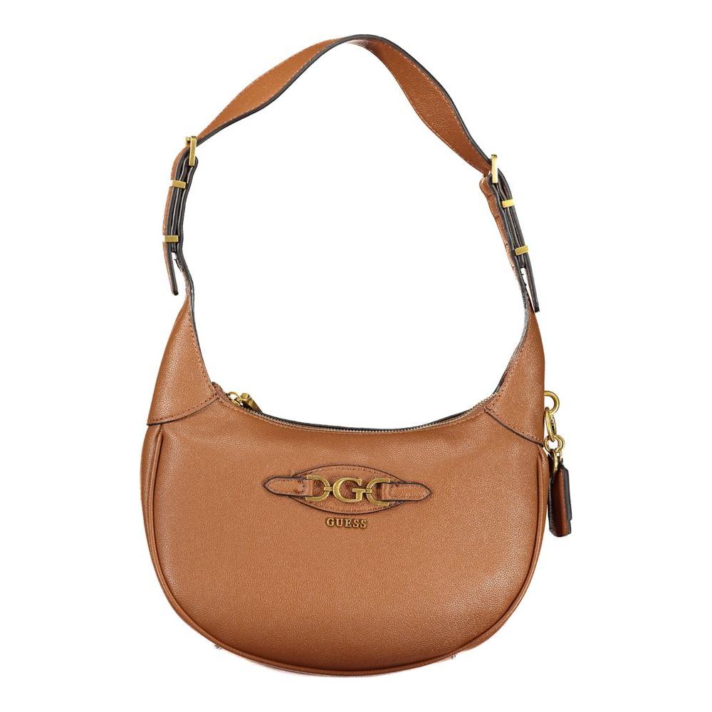 Guess Jeans Brown Polyethylene Handbag Guess Jeans