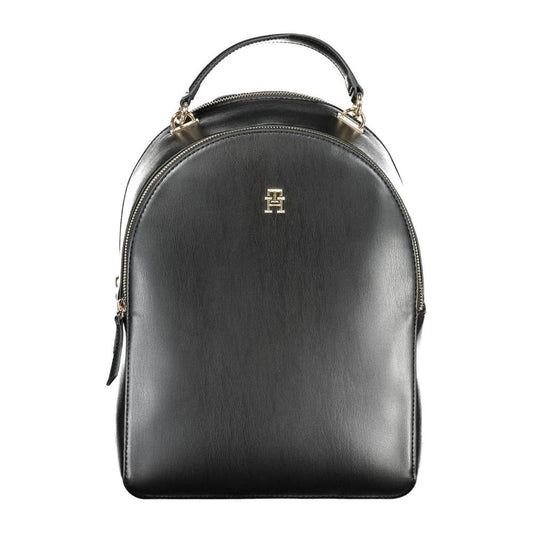 Tommy Hilfiger Black Polyethylene Backpack