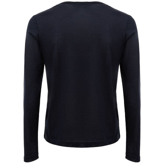 Corneliani Blue Silk T-Shirt