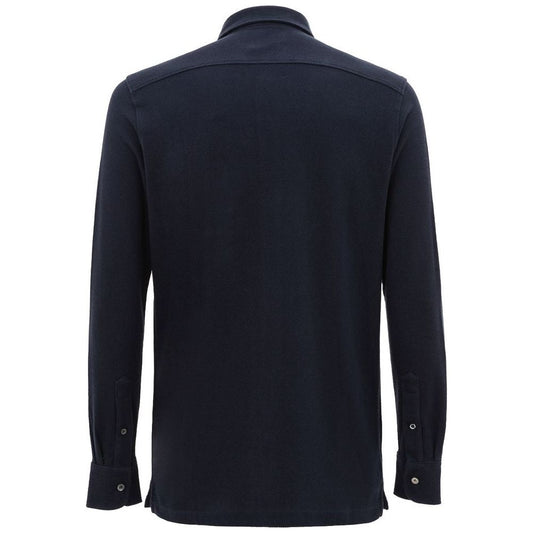 Corneliani Blue Cotton Shirt