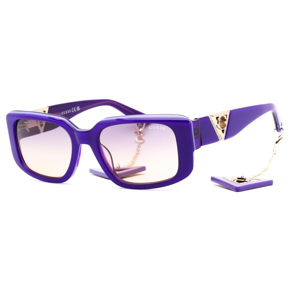 Guess Purple Plastic Sunglasses Guess