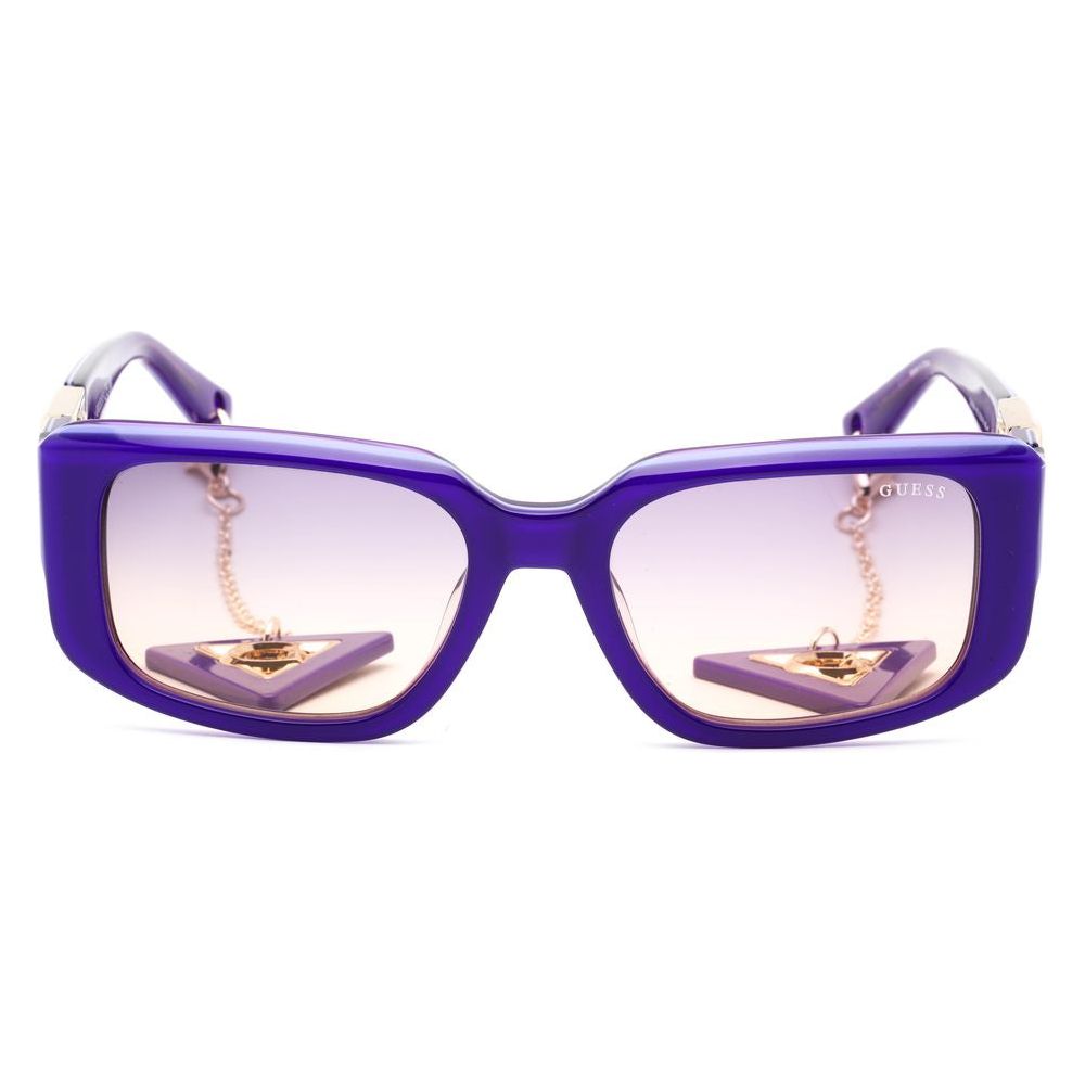 Guess Purple Plastic Sunglasses Guess