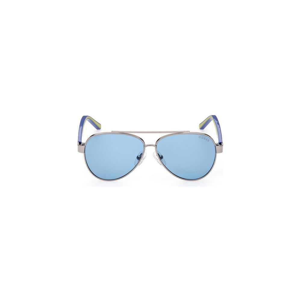 Guess Gray Metal Sunglasses Guess