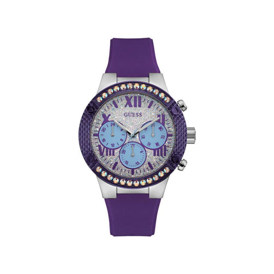 Guess Purple Silicone Watch Guess