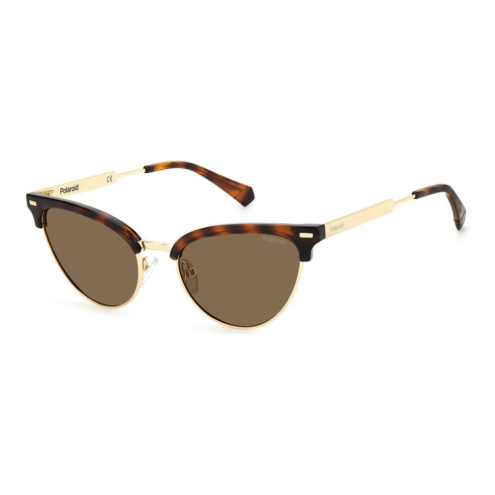 Polaroid Brown Stainless Steel Sunglasses Polaroid