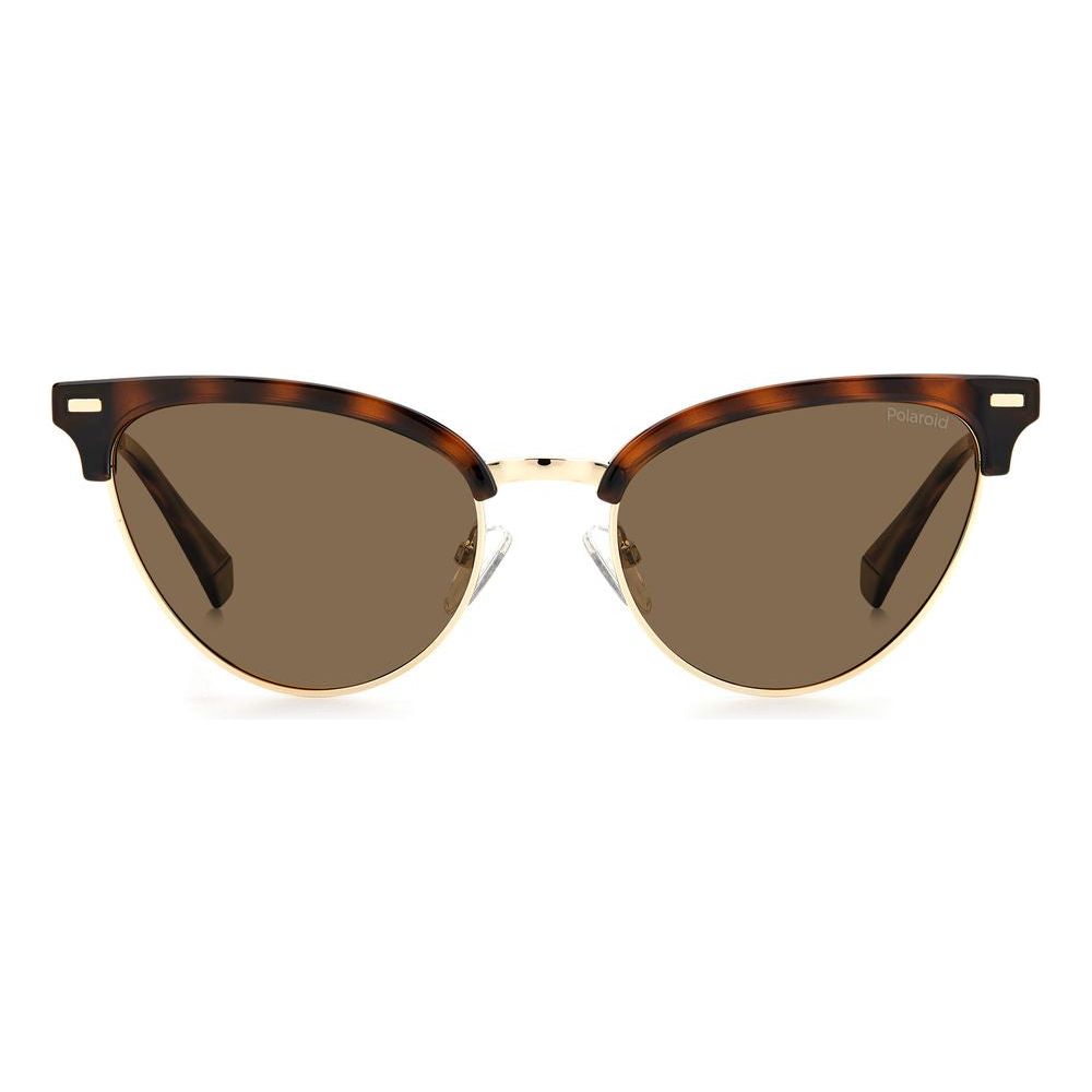 Polaroid Brown Stainless Steel Sunglasses Polaroid