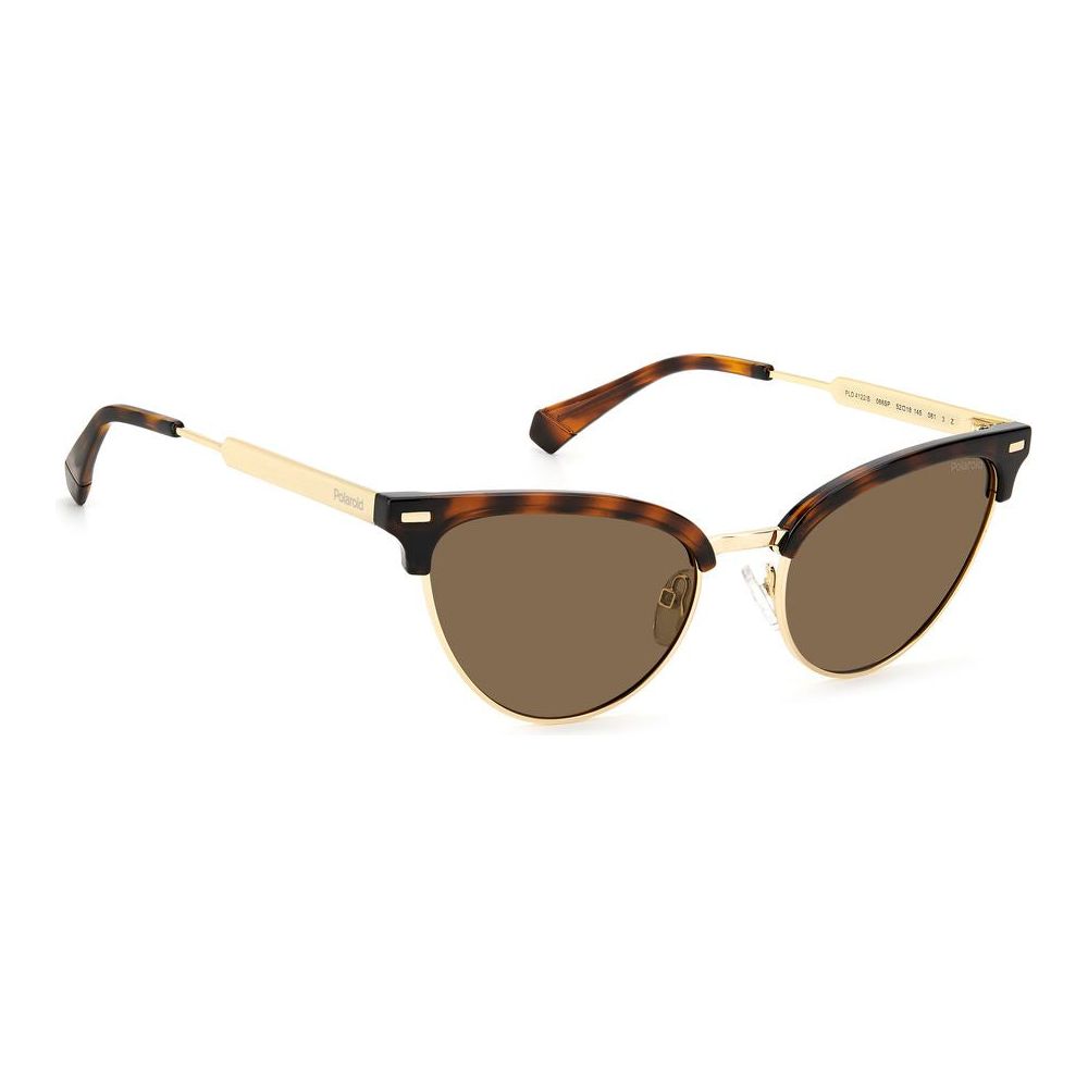 Polaroid Brown Stainless Steel Sunglasses Polaroid