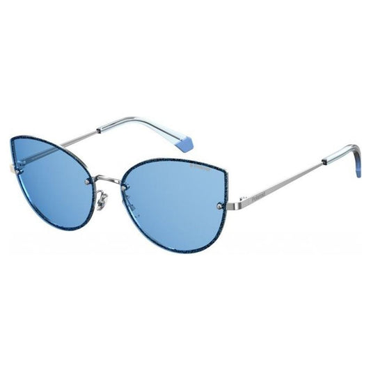 Polaroid Silver Metal Sunglasses