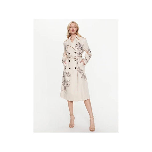 PINKO Beige Cotton Jackets & Coat