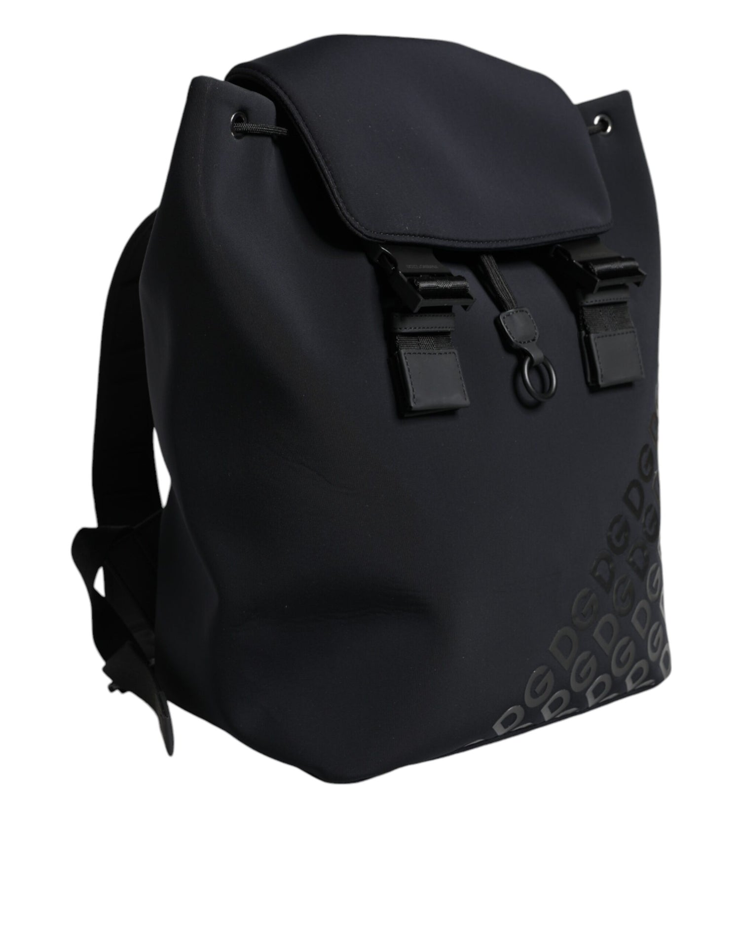 Front view with bag zipped and handles upright.