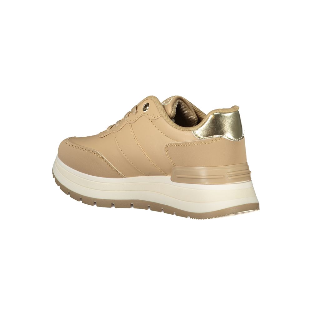 Laura Biagiotti Beige Polyester Sneaker