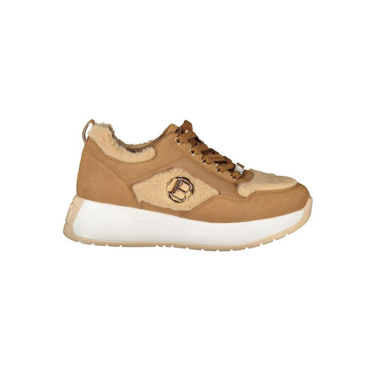 Laura Biagiotti Brown Polyethylene Sneaker