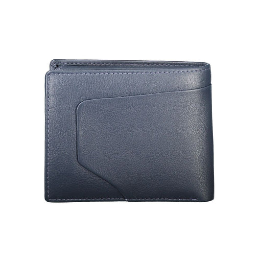 Piquadro Blue Leather Wallet