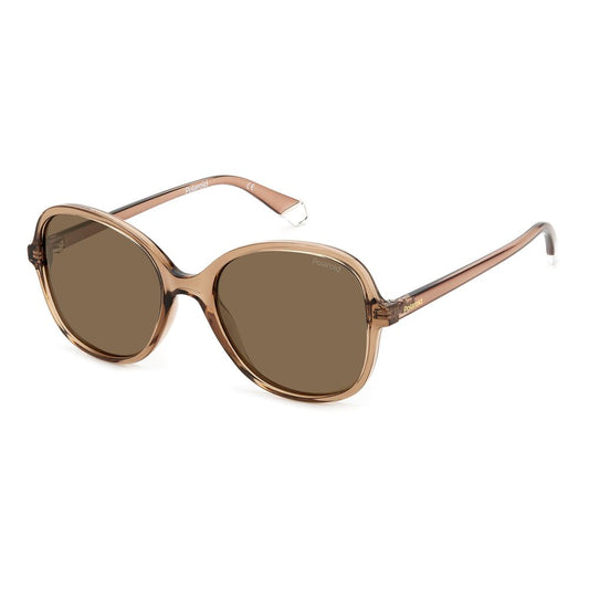 Polaroid Beige Resin Sunglasses