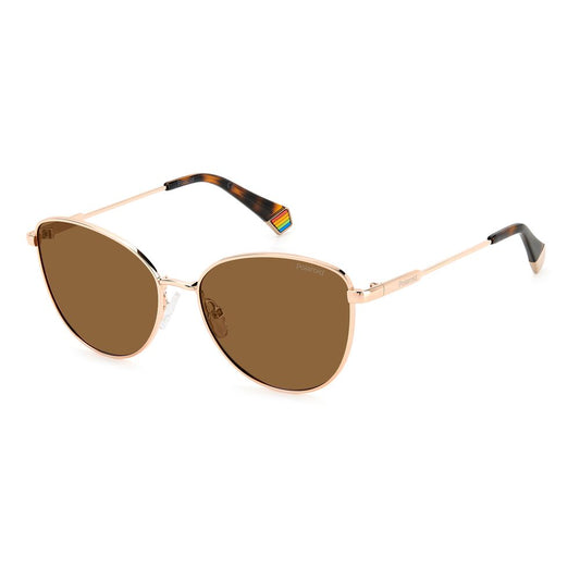 Polaroid Gold Metal Sunglasses Polaroid