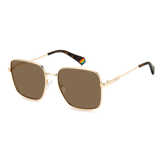 Polaroid Gold Metal Sunglasses Polaroid