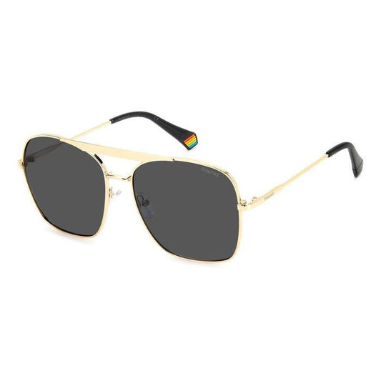 Polaroid Gold Metal Sunglasses Polaroid