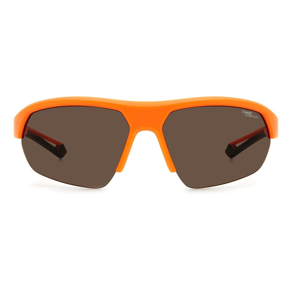 Polaroid Orange Resin Sunglasses