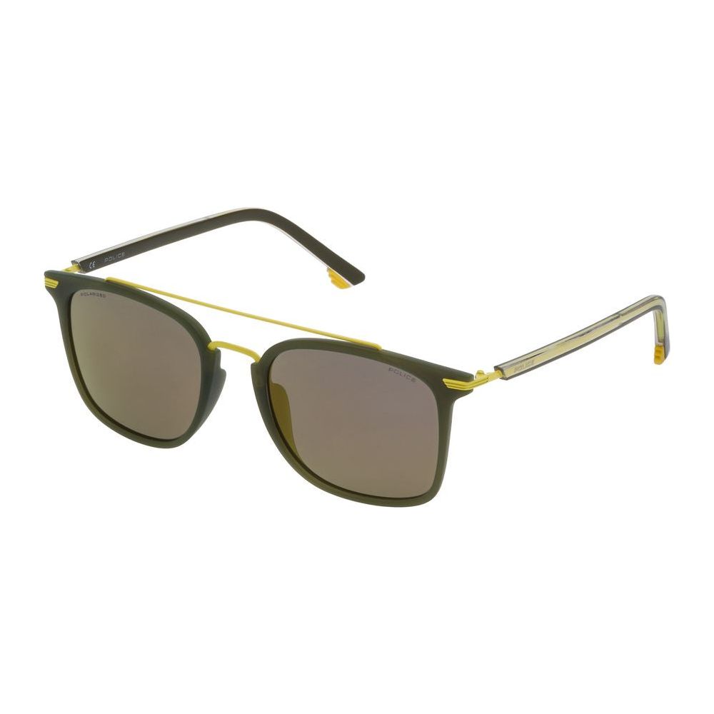 Police Green Metal Sunglasses Police