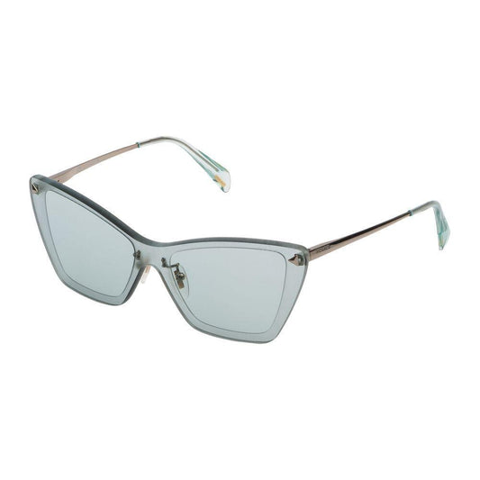 Police Beige Metal Sunglasses Police