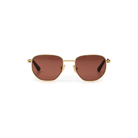 Bottega Veneta Gold Metal Sunglasses Bottega Veneta