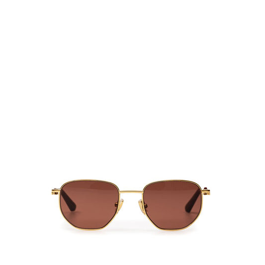 Bottega Veneta Gold Metal Sunglasses Bottega Veneta