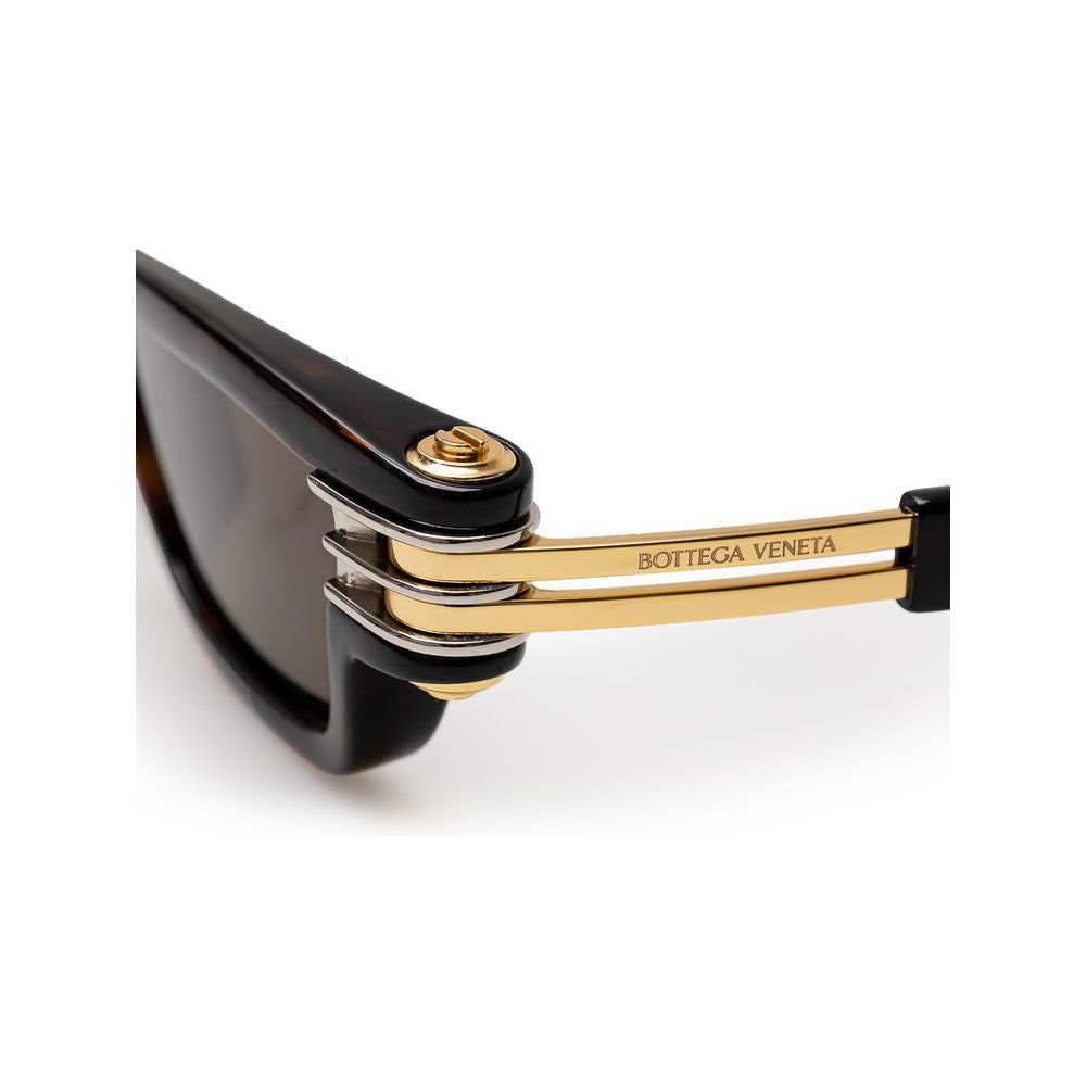 Bottega Veneta Brown Acetate Sunglasses Bottega Veneta