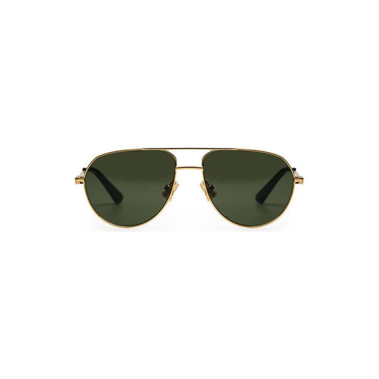 Bottega Veneta Gold Metal Sunglasses Bottega Veneta