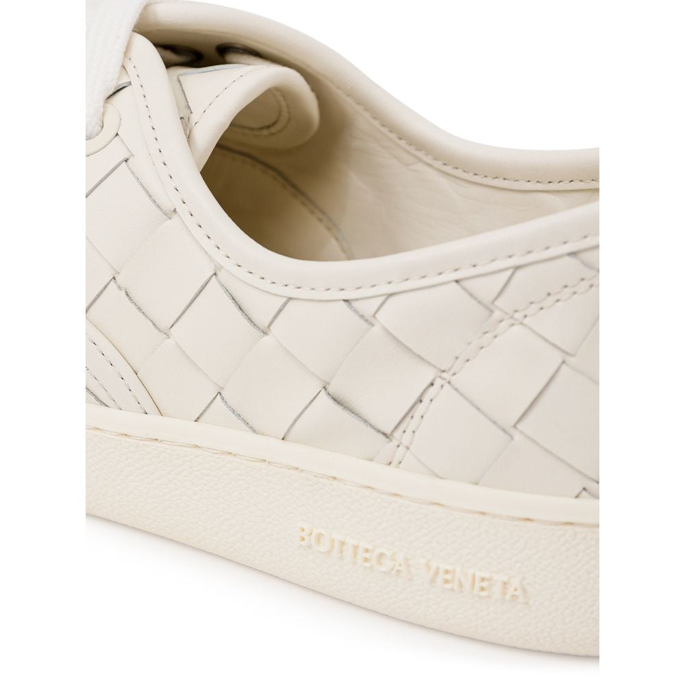 Bottega Veneta White Leather Sneaker Bottega Veneta