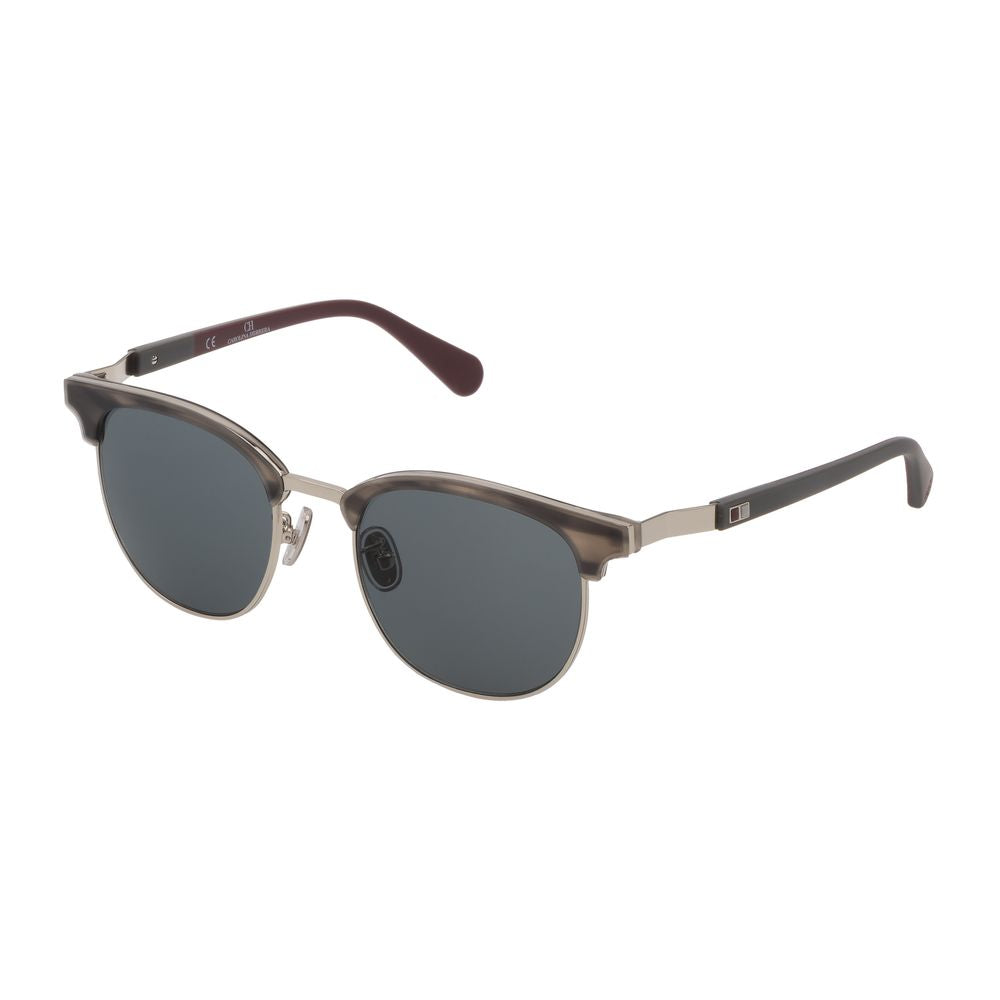 Carolina Herrera Gray Acetate And Metal Sunglasses Carolina Herrera