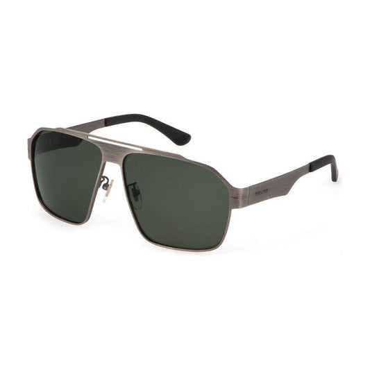 Police Gray Metal Sunglasses Police