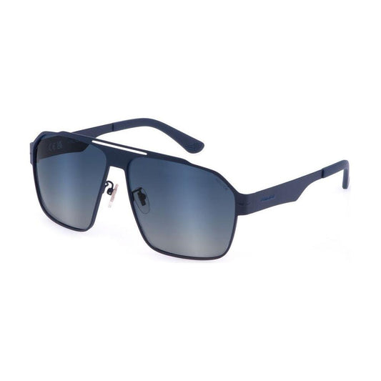 Police Blue Metal Sunglasses Police