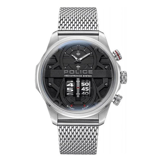 Police Gray Stainless Steel Watch Police