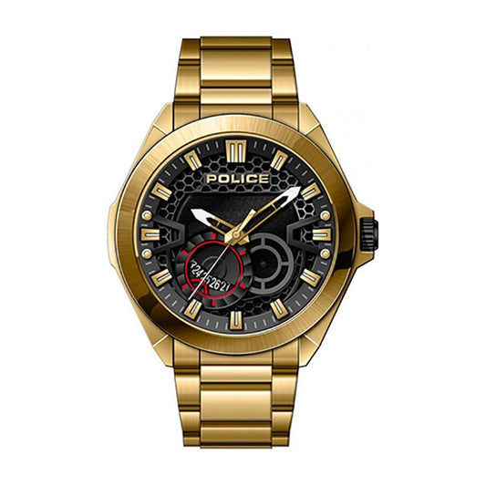 Police Gold Stainless Steel Watch Police