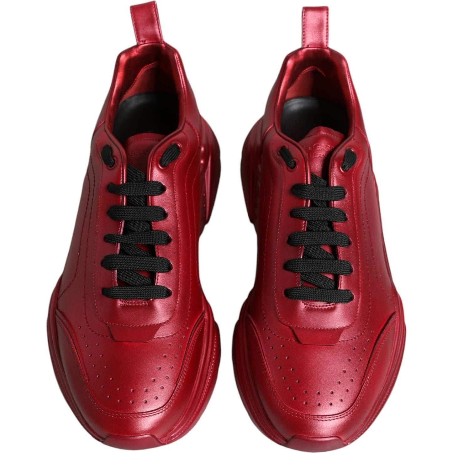 Dolce & Gabbana Red Daymaster Low Top Sneakers Shoes Dolce & Gabbana