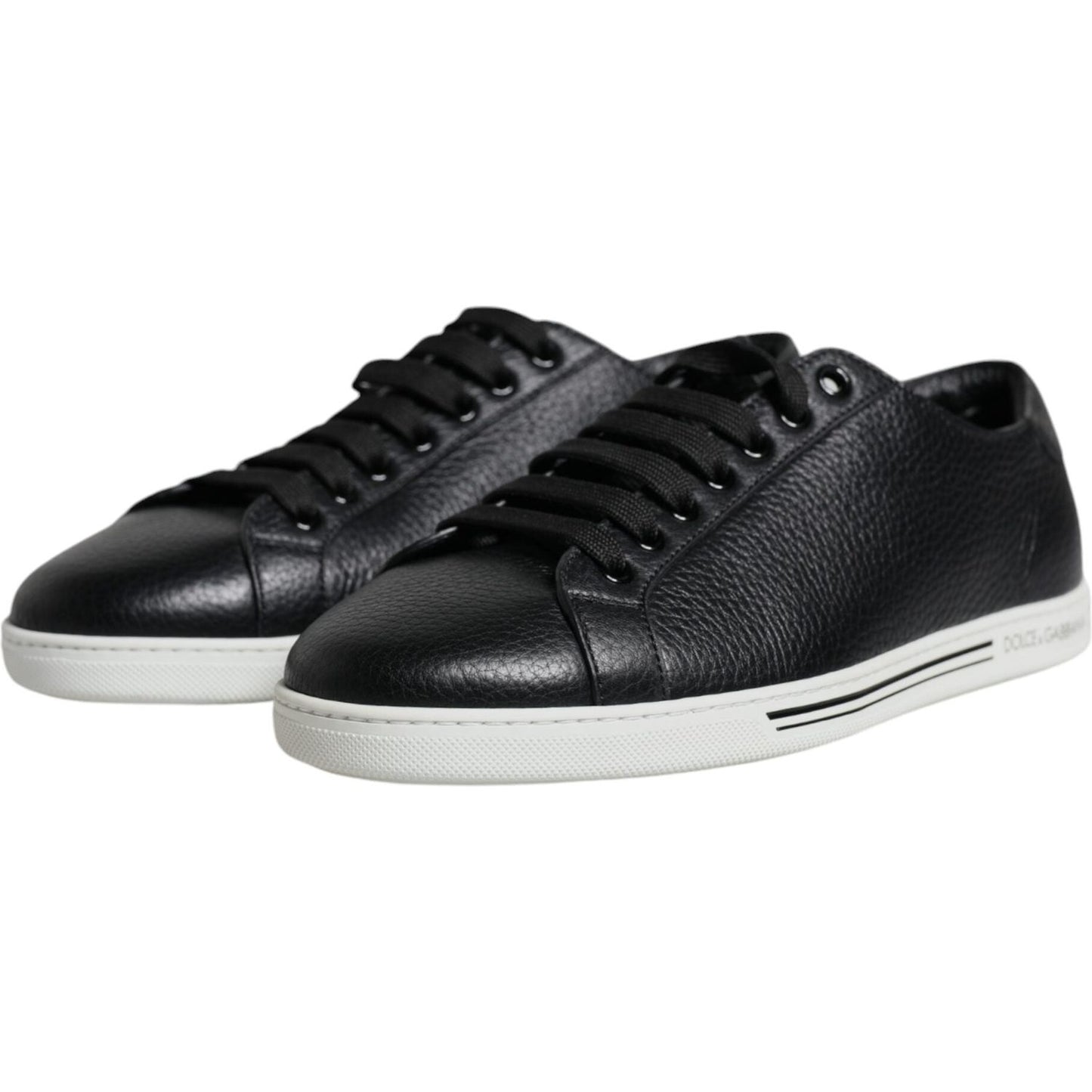 Dolce & Gabbana Black Low Top Men Saint Tropez Sneakers Shoes Dolce & Gabbana