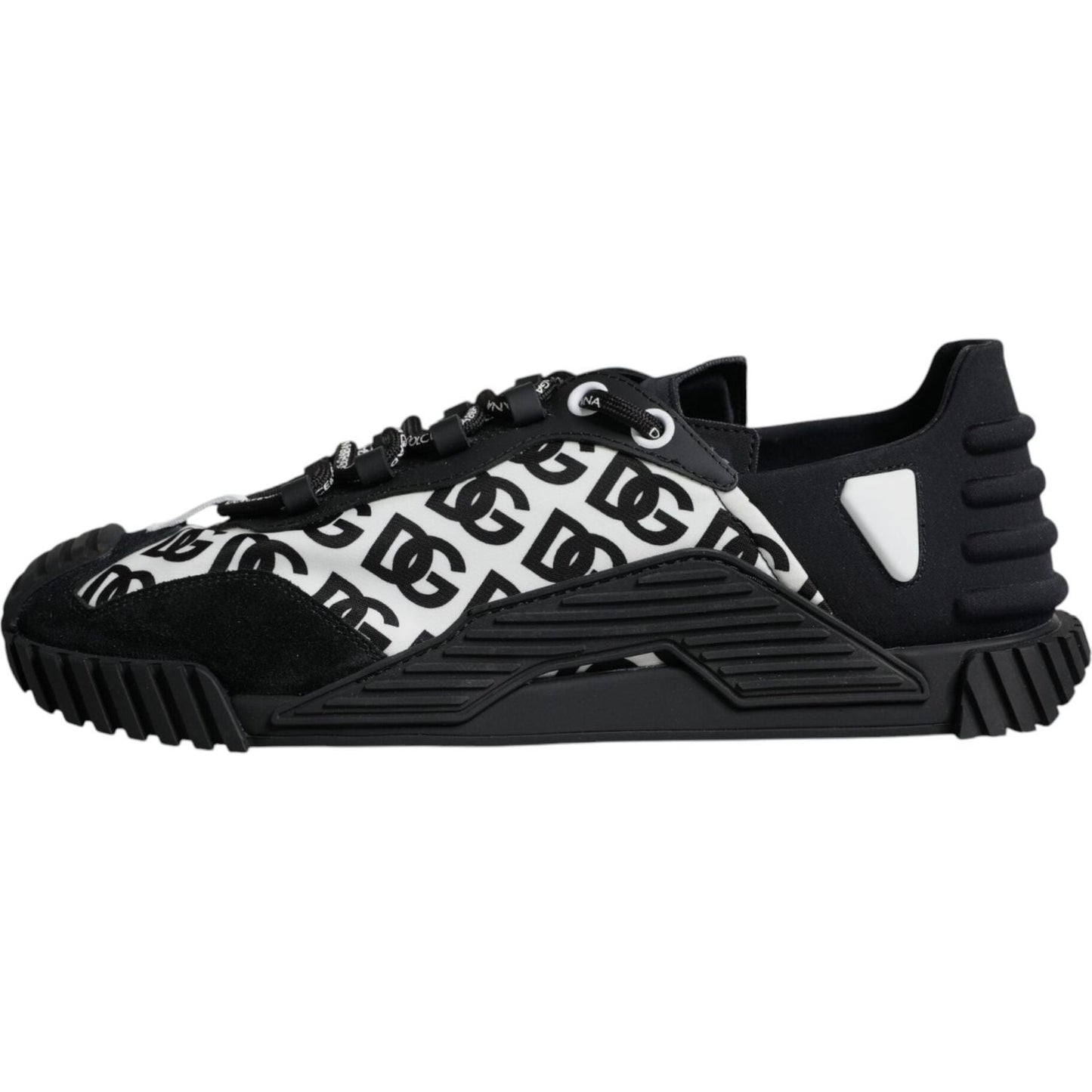 Dolce & Gabbana Black Logo Lace Up Low Top NS1 Sneakers Shoes Dolce & Gabbana