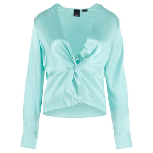 PINKO Green Silk Sweater PINKO