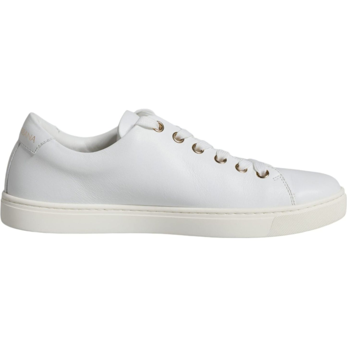 Dolce & Gabbana White Portofino Sacred Heart Sneakers Shoes Dolce & Gabbana